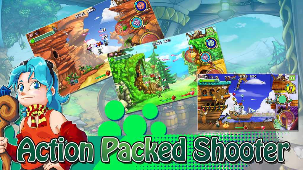 Gnome More War Defense Shooter gameplay preview 2
