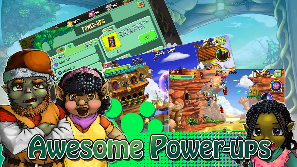 Gnome More War Defense Shooter gameplay preview 3