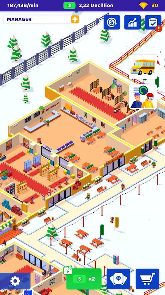 Ski Resort: Idle Snow Tycoon screenshot 3