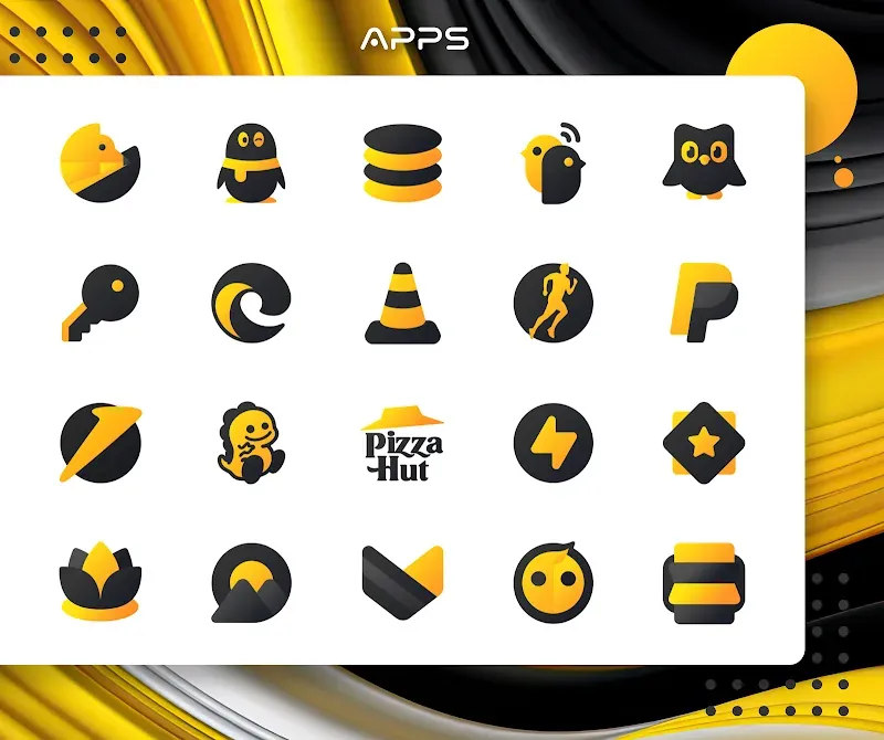 Yellow IconPack: LuXYellow screenshot 5