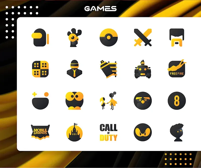 Yellow IconPack: LuXYellow screenshot 6