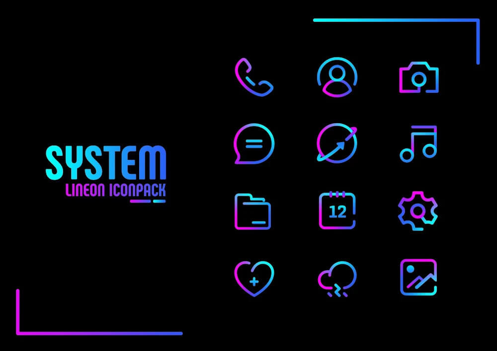 Lineon Icon Pack: LineX screenshot 2