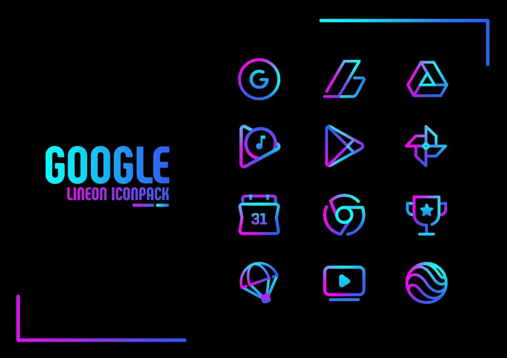 Lineon Icon Pack: LineX screenshot 3