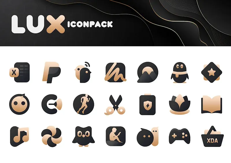 Gold IconPack : LuXGold screenshot 5