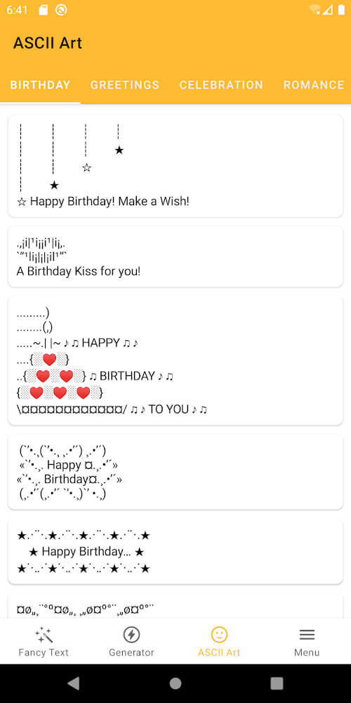 Fancy Text Symbols screenshot 4