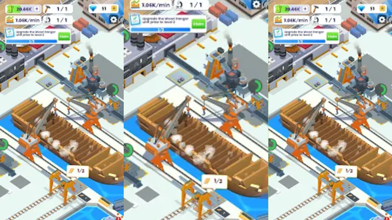 Ship Factory Tycoon screenshot 1