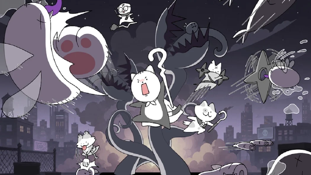 Cat Butler: Idle Shooter RPG screenshot 1