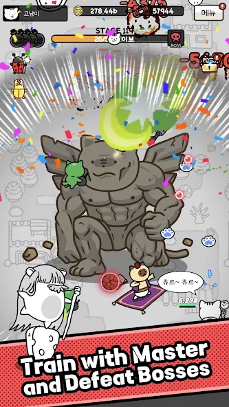 Cat Butler: Idle Shooter RPG screenshot 4