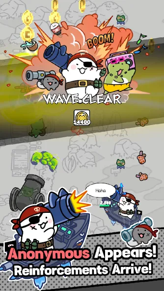 Cat Butler: Idle Shooter RPG screenshot 2