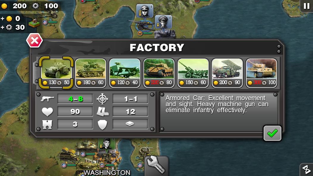 Glory of Generals – World War 2 screenshot 2