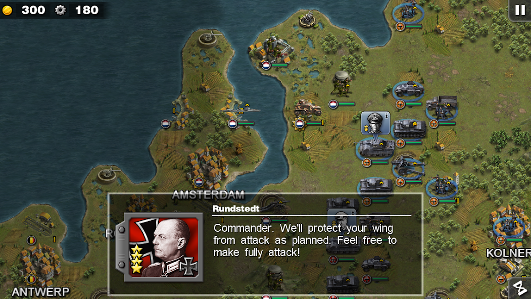 Glory of Generals – World War 2 screenshot 1