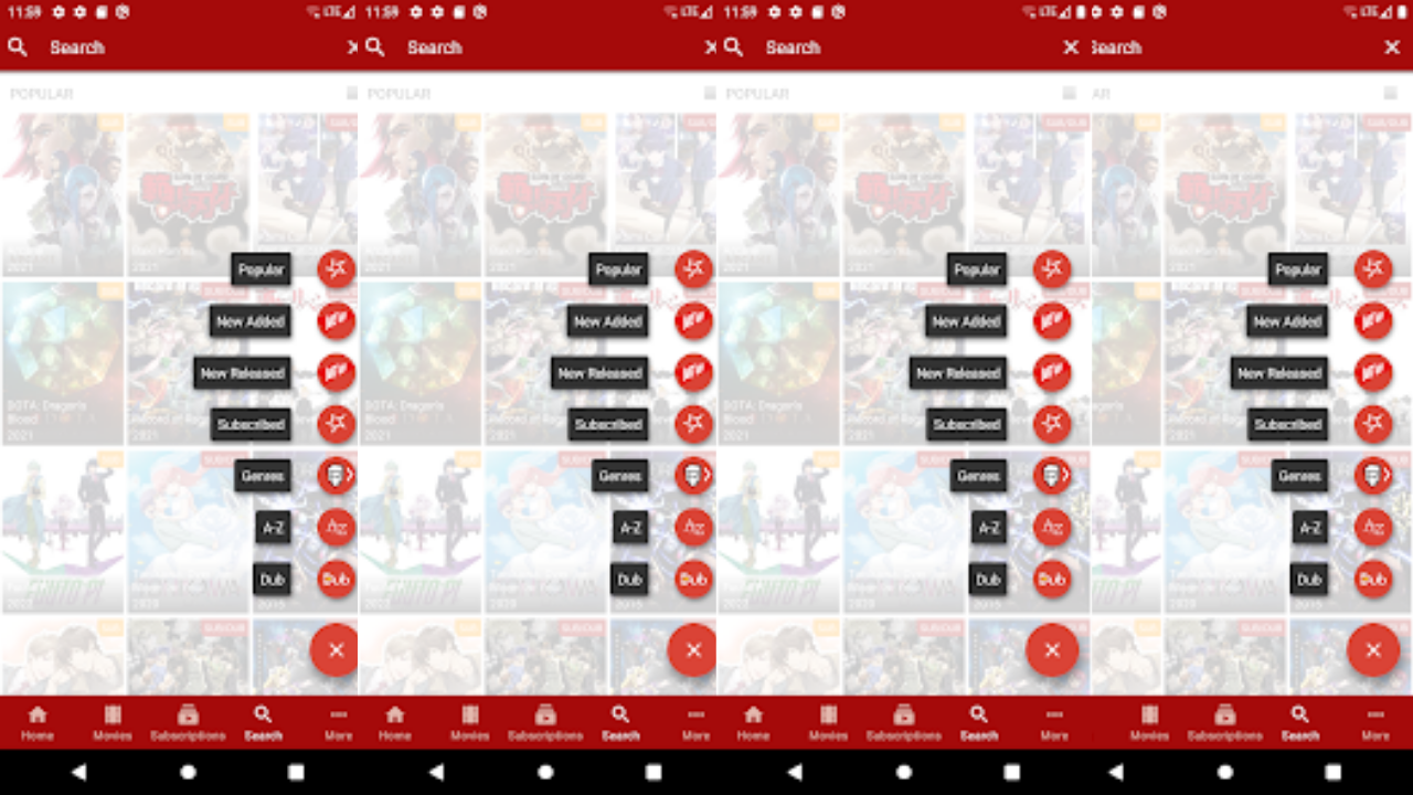 Animo Fanz - Anime Library screenshot 1