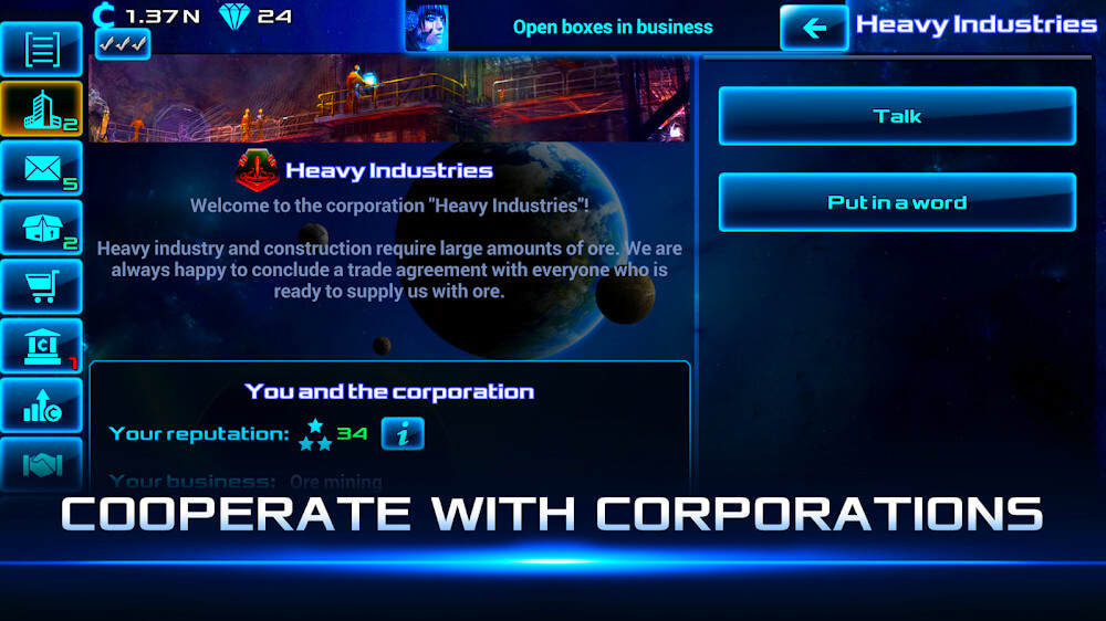 Idle Space Business Tycoon screenshot 4