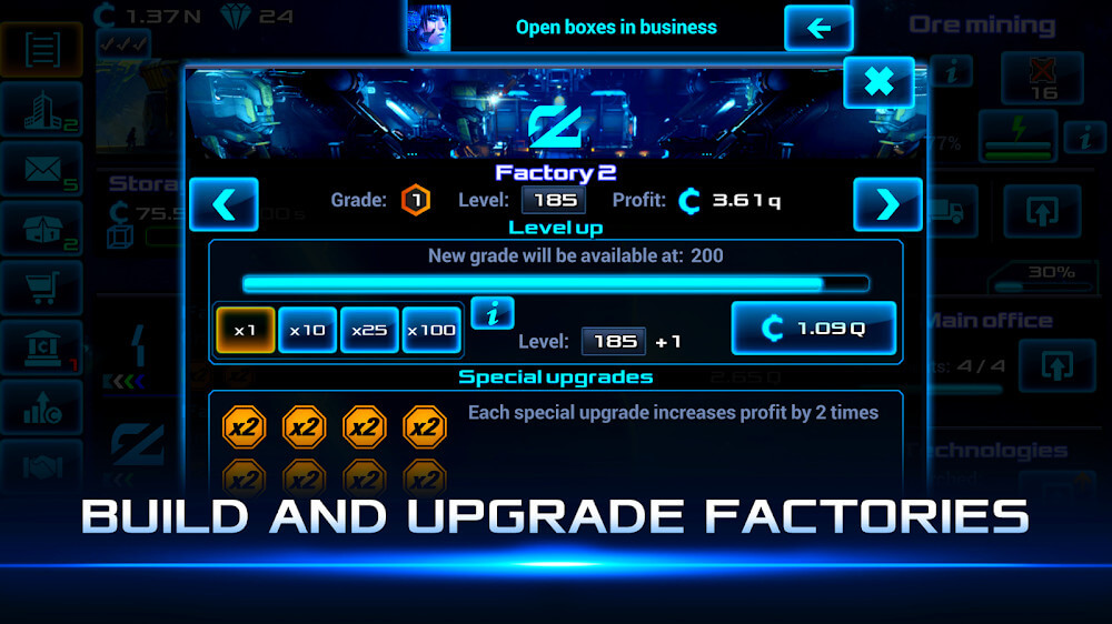 Idle Space Business Tycoon screenshot 3