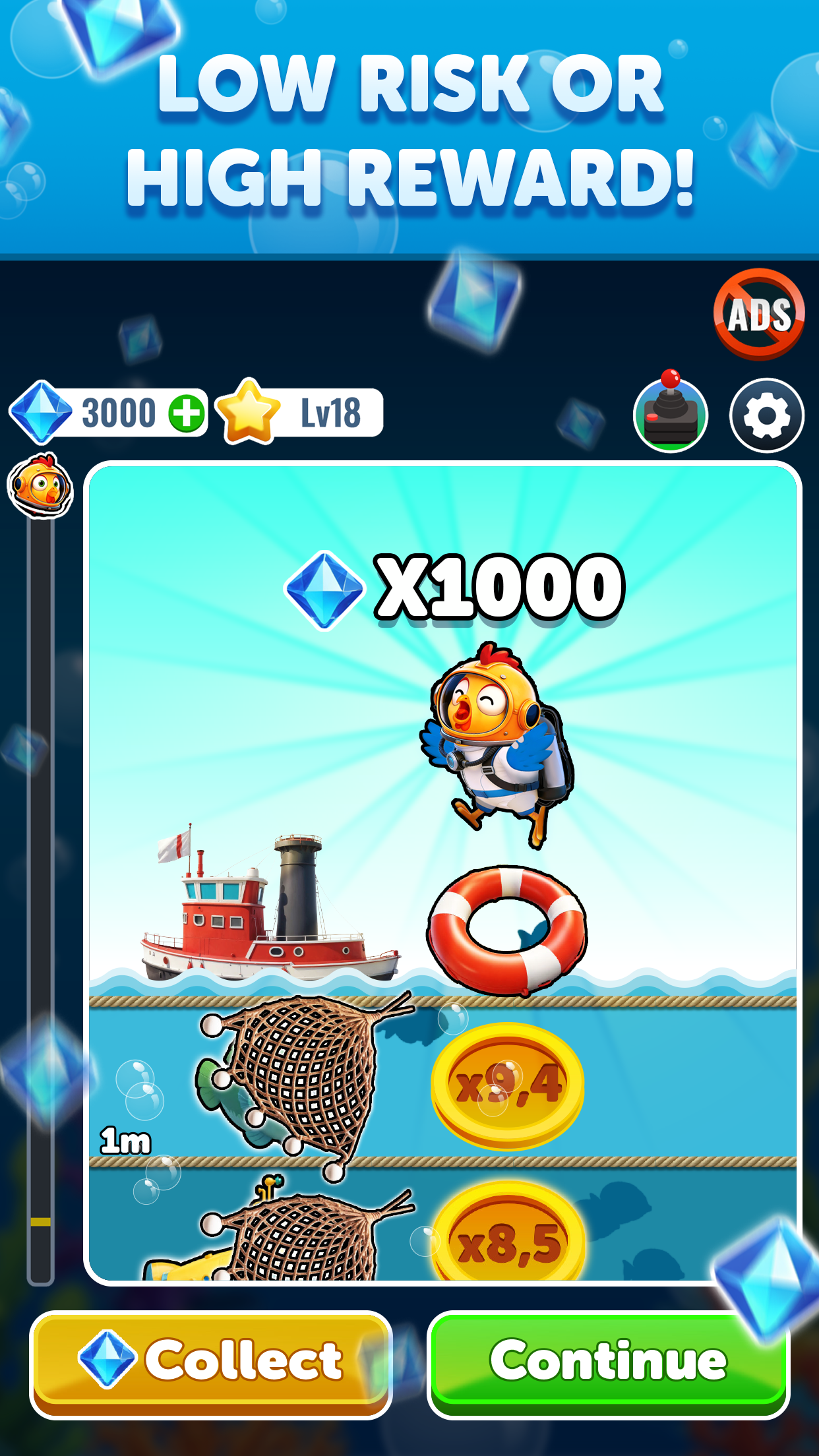 Chicken Cross - Sea Cross 2 screenshot 3
