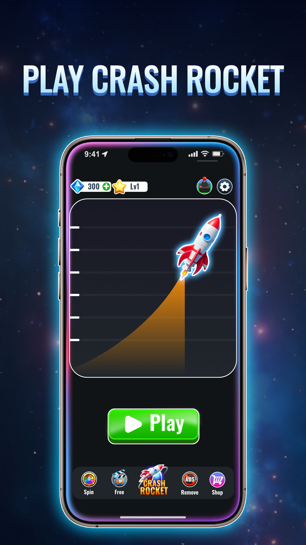 Crash Rocket - Win & Crash screenshot 3