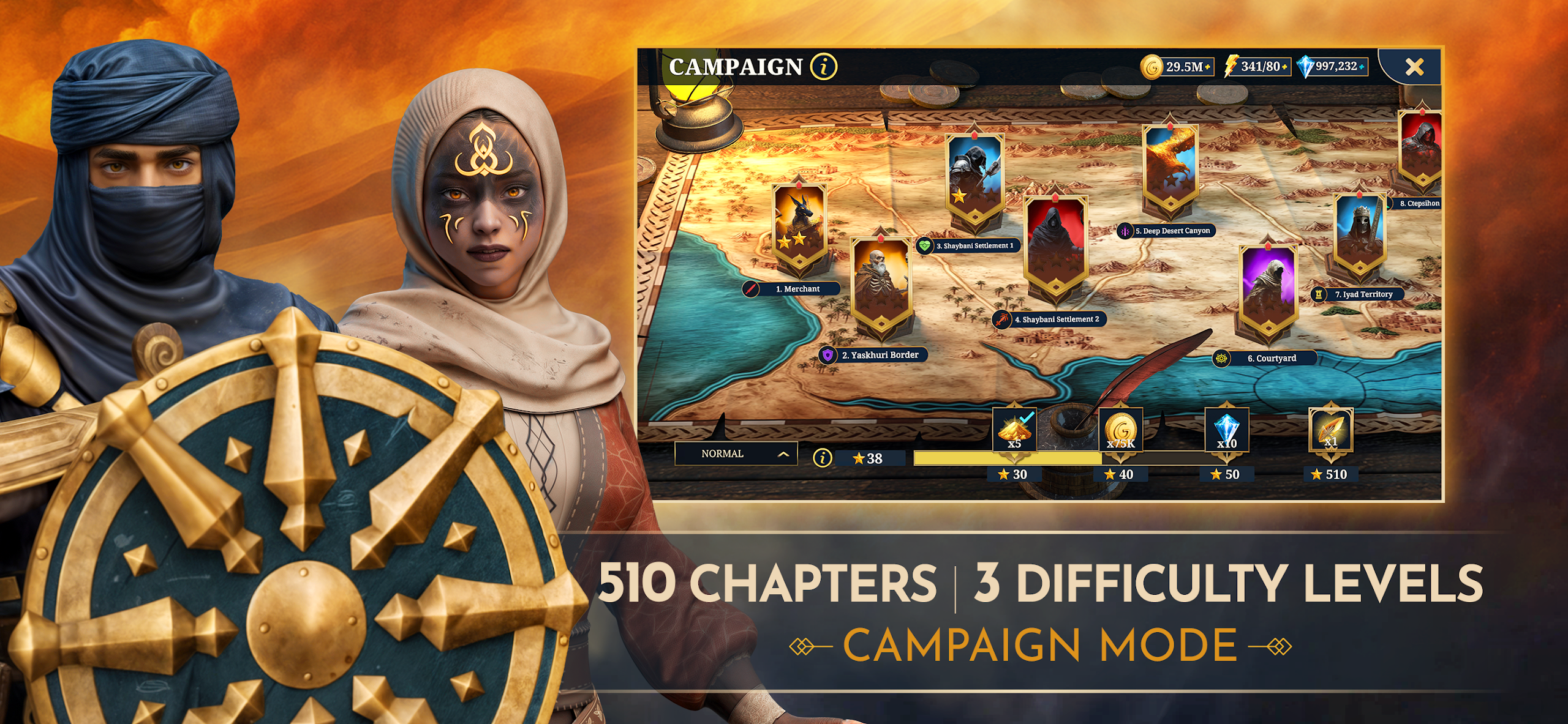 Desert Warrior Action RPG Game screenshot 4