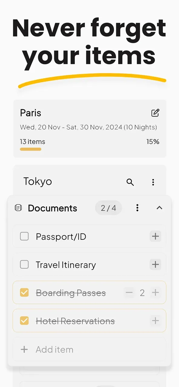 PackMate screenshot 3