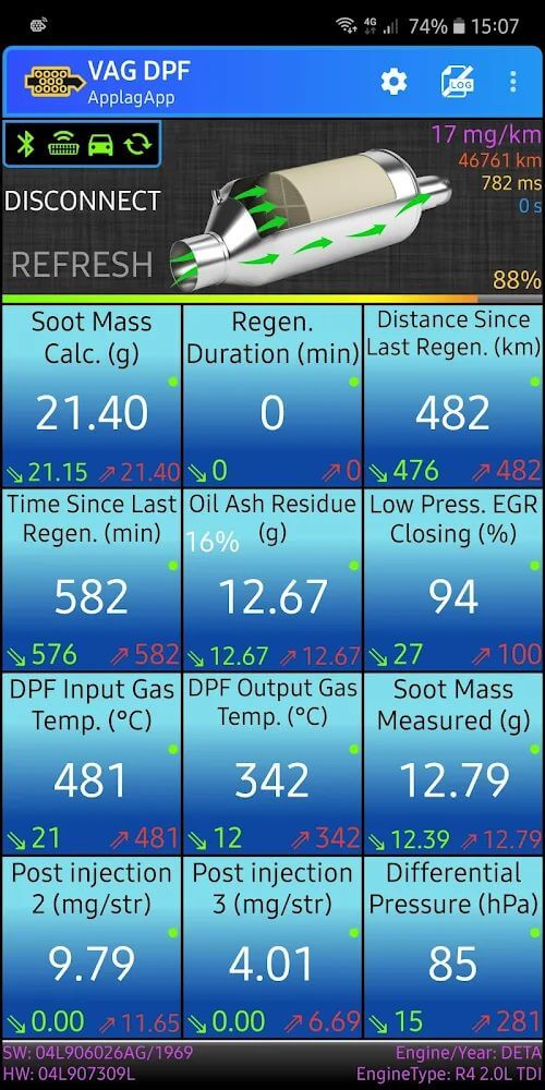 VAG DPF screenshot 3