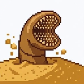 Desert Worm Idle RPG