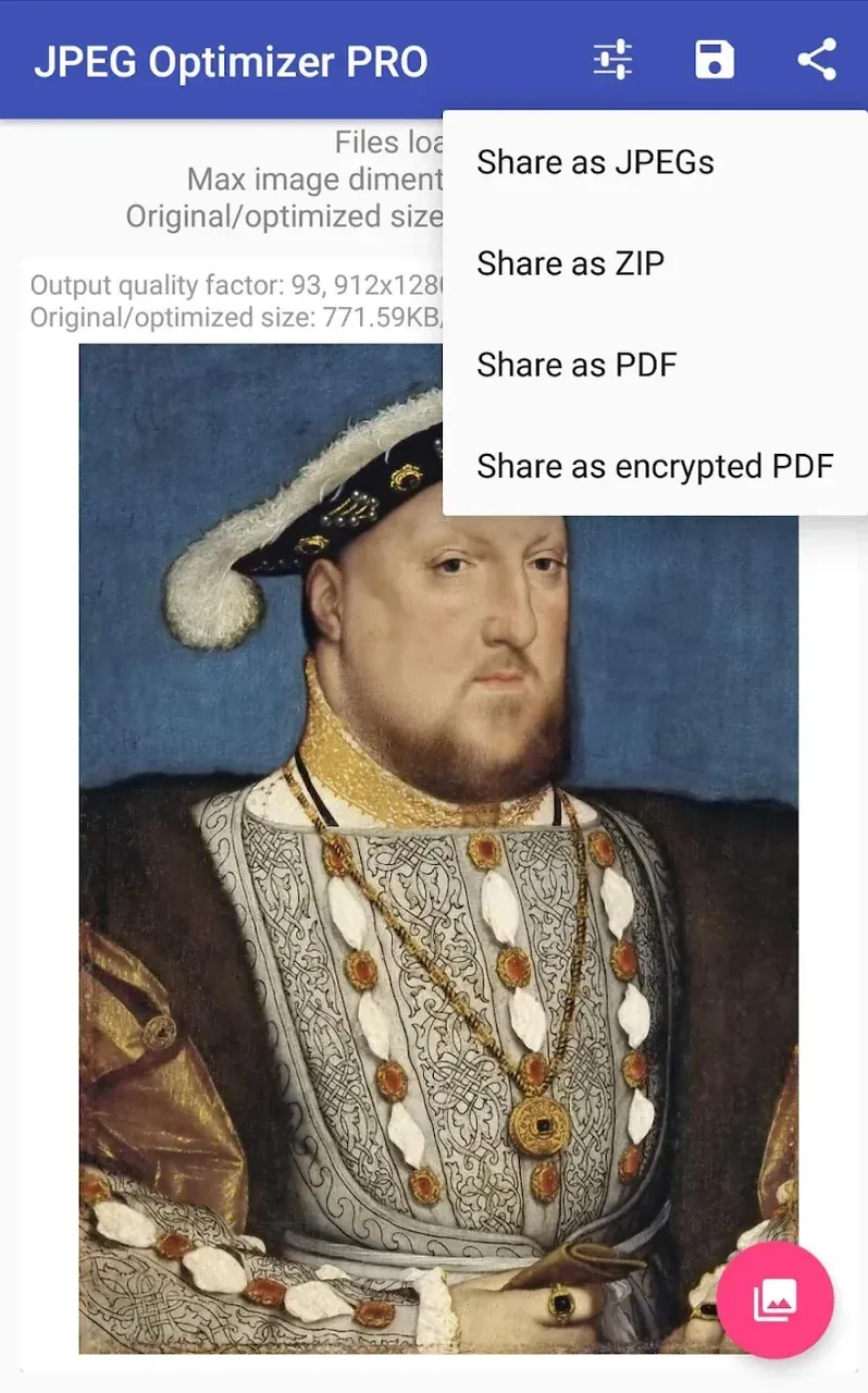 JPEG Optimizer PRO app screenshot 3