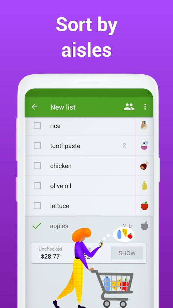Grocery Shopping List Listonic screenshot 5