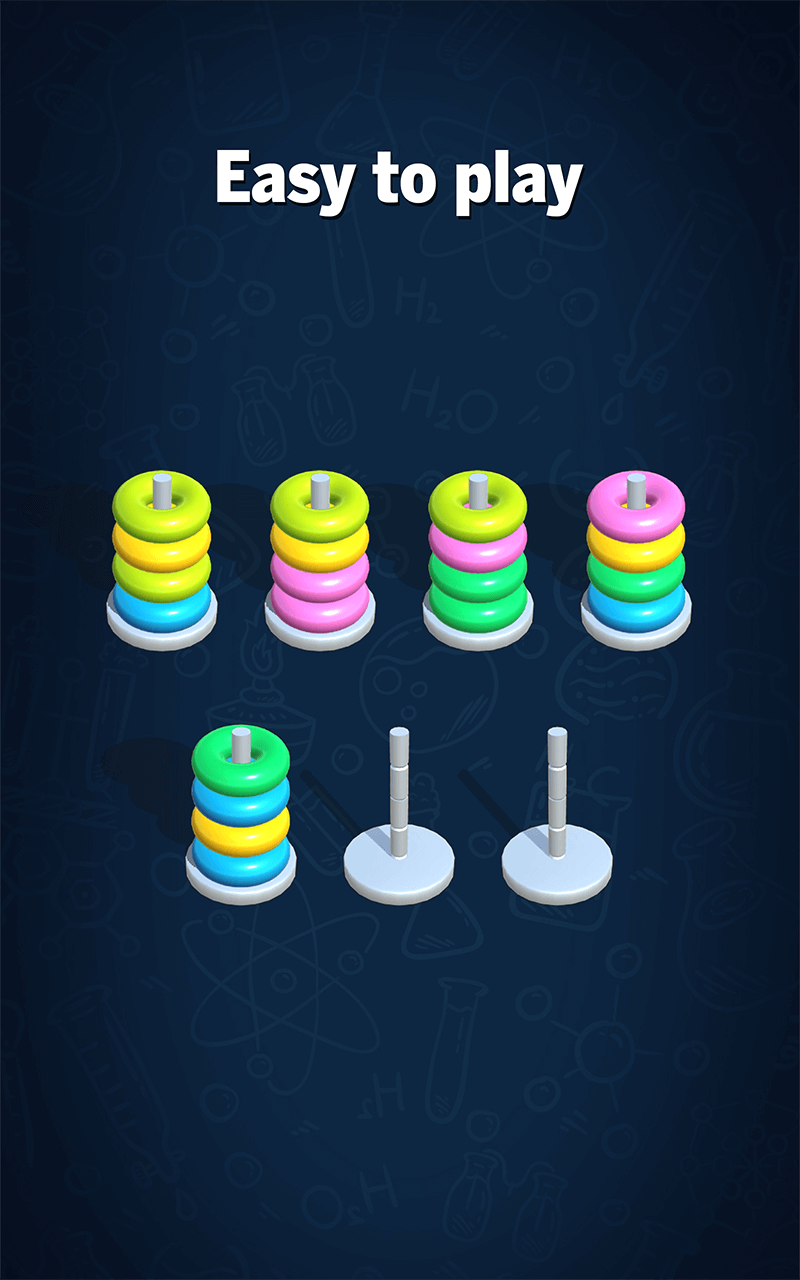 Hoop Sort Puzzle: Color Ring screenshot 3