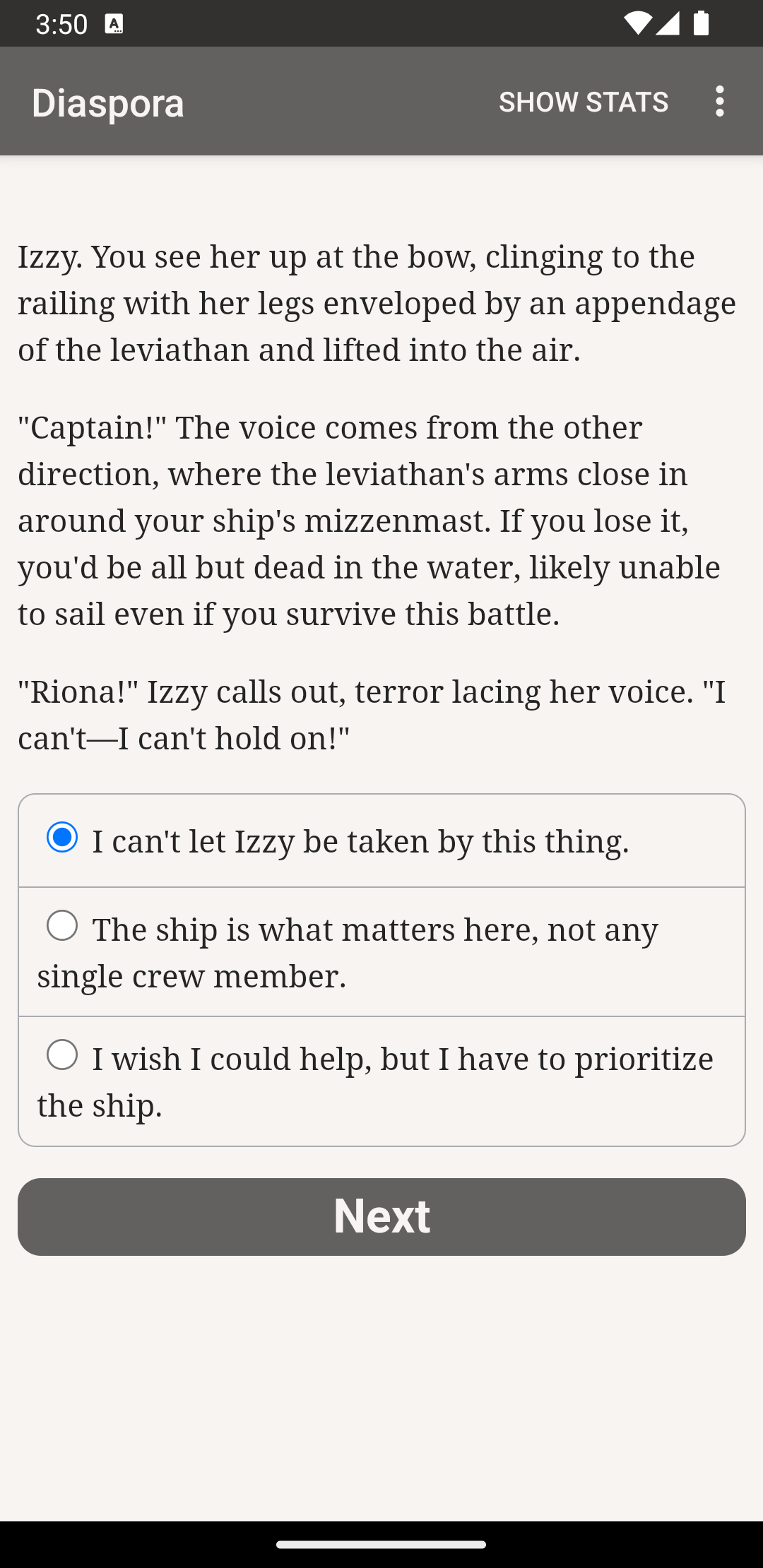 Diaspora screenshot 3