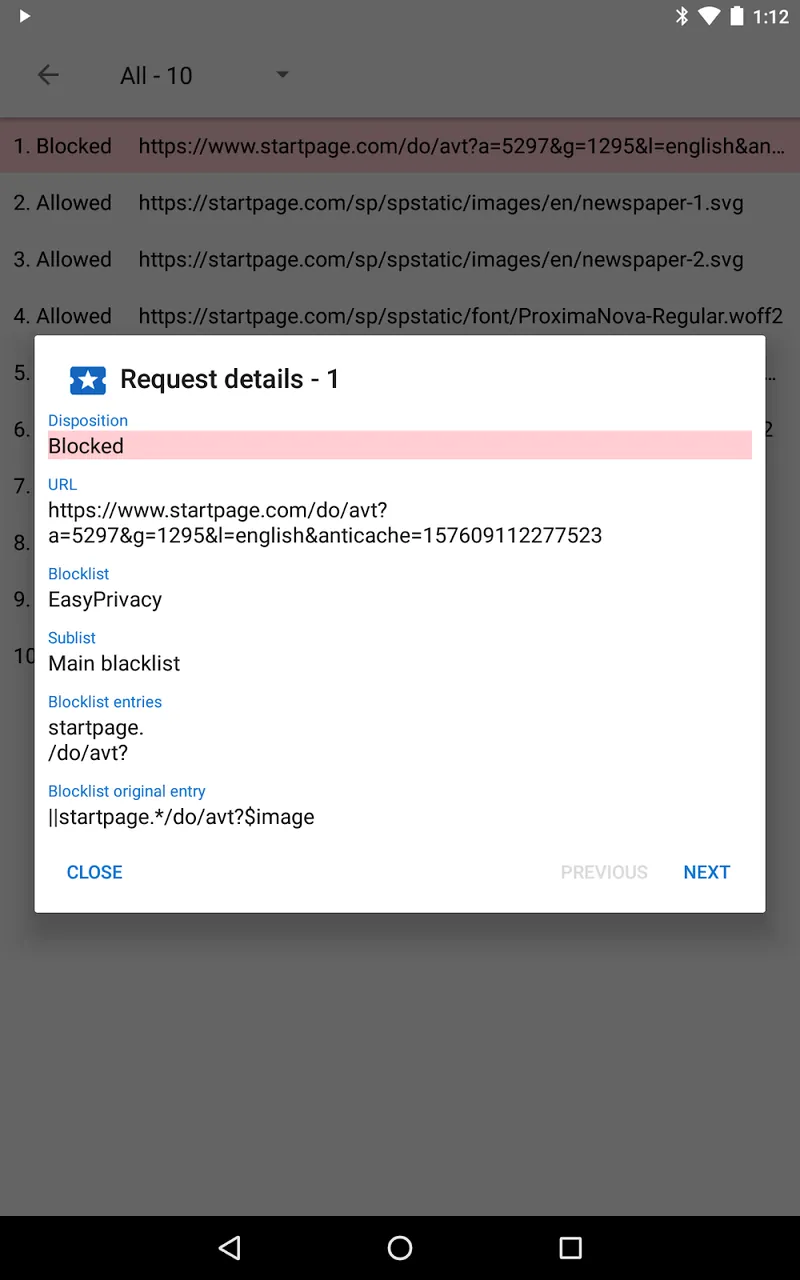 Privacy Browser screenshot 3