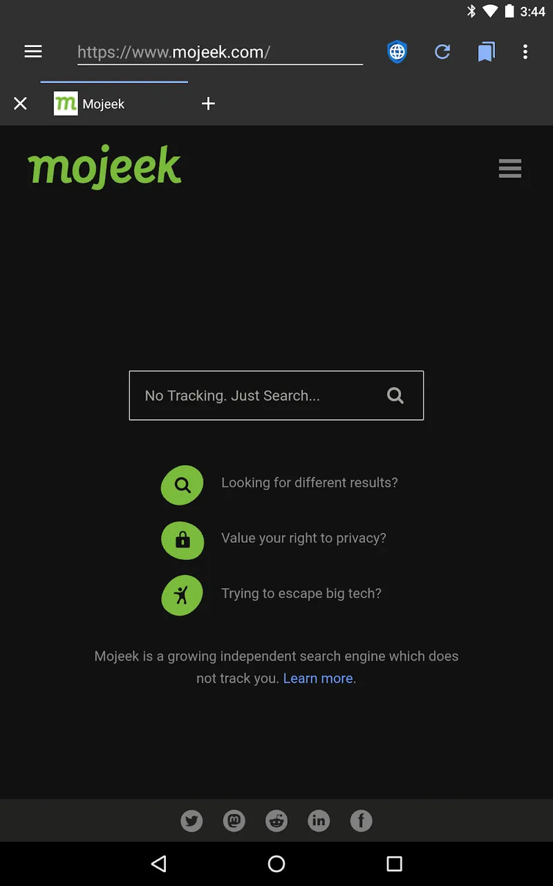 Privacy Browser screenshot 4