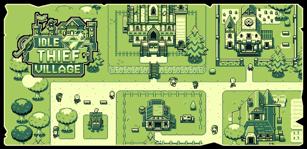 Idle Thief Village: Retro RPG screenshot 1