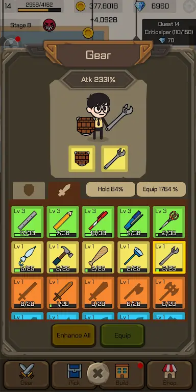 Overtime Warrior Idle RPG screenshot 5