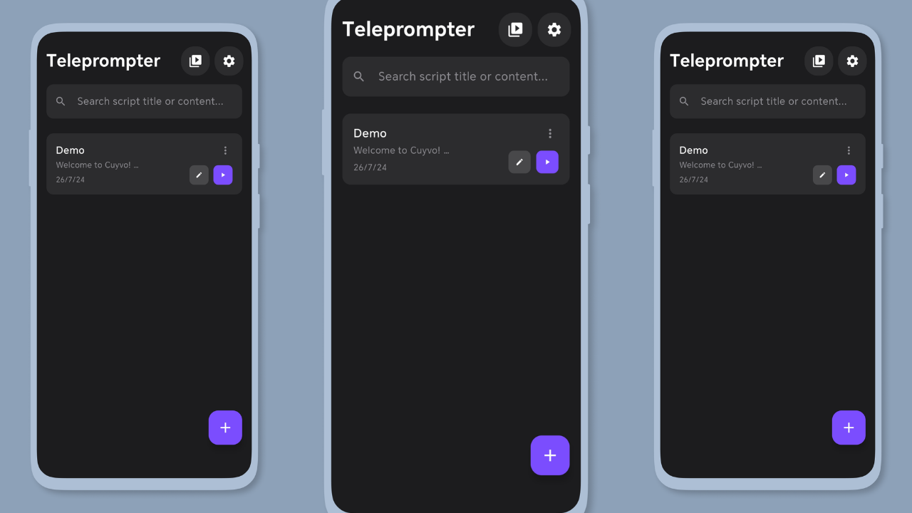 Floating Teleprompter - Cuyvo screenshot 1