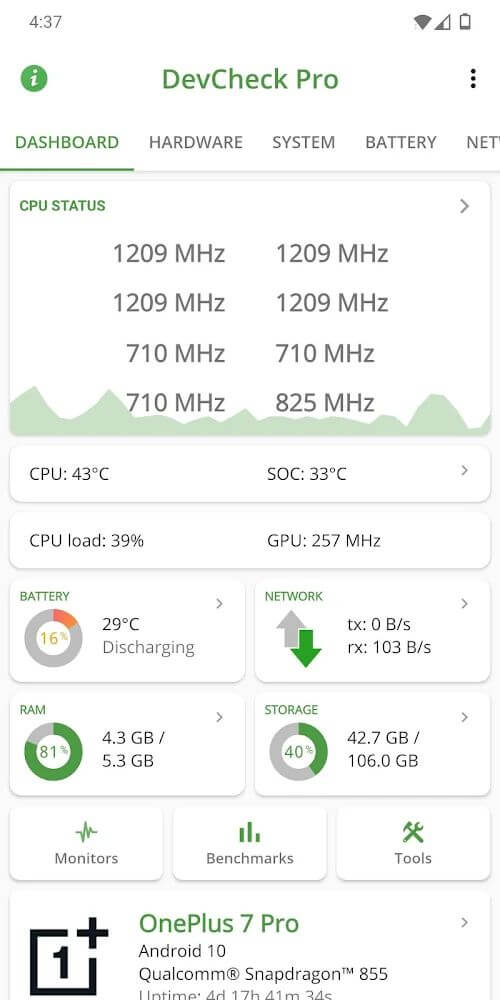 DevCheck Hardware and System Info screenshot 2