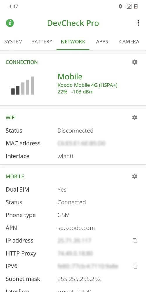 DevCheck Hardware and System Info screenshot 4