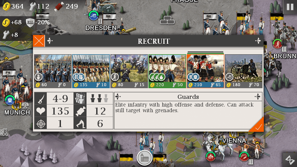 European War 4: Napoleon screenshot 3