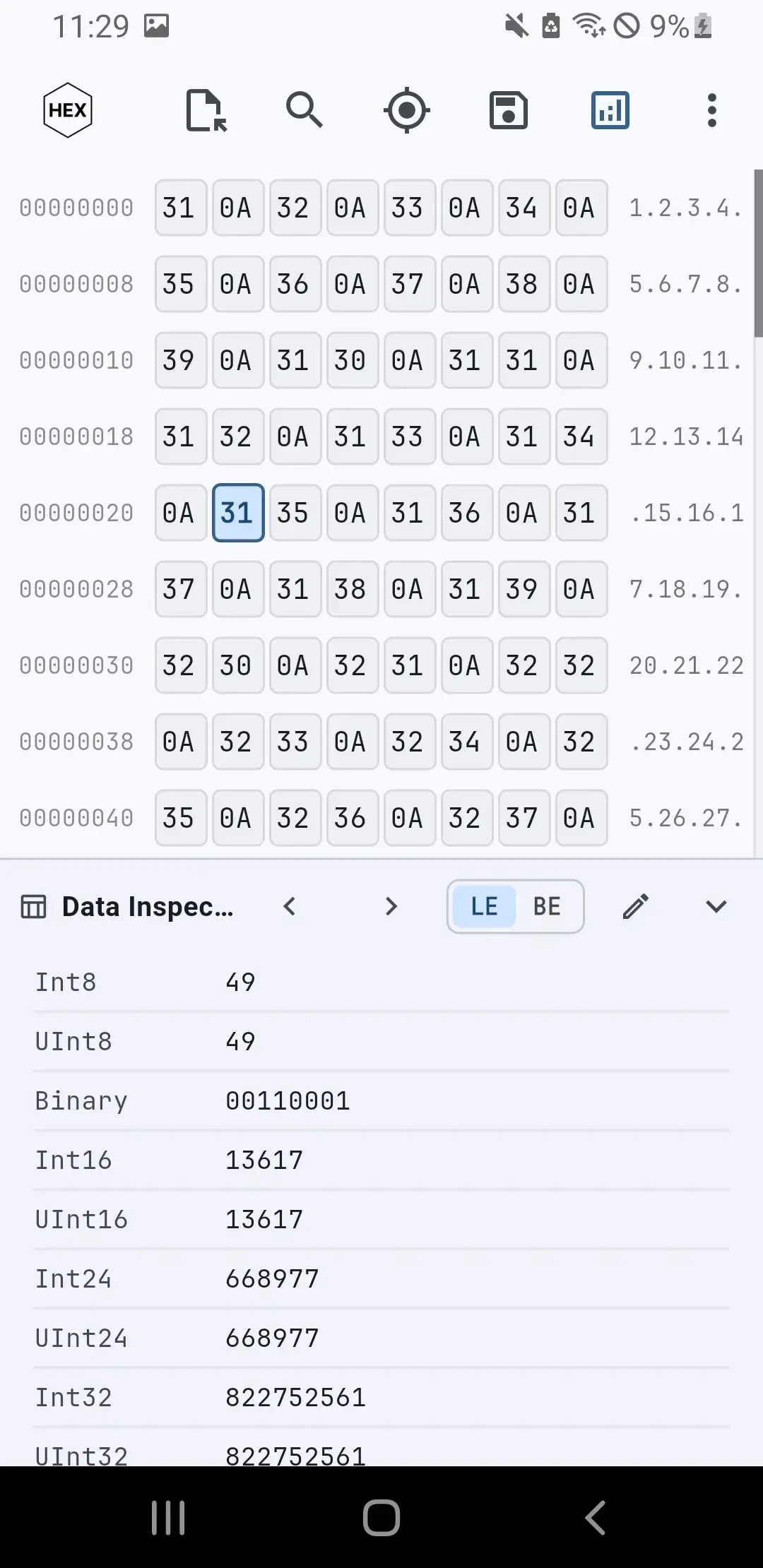 Simple Hex Editor: Read Bytes screenshot 4