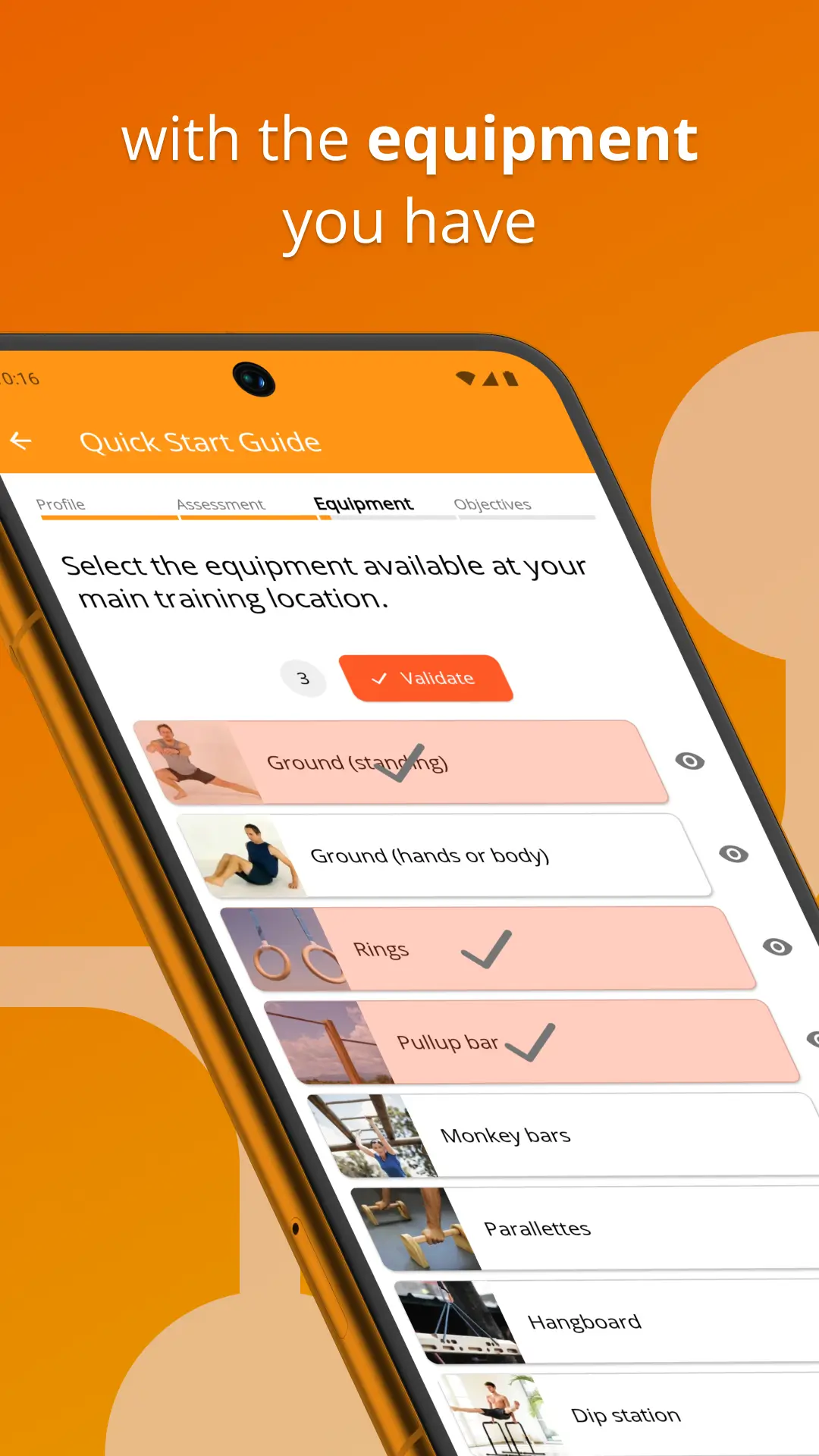 Calistree: home & gym workouts screenshot 2