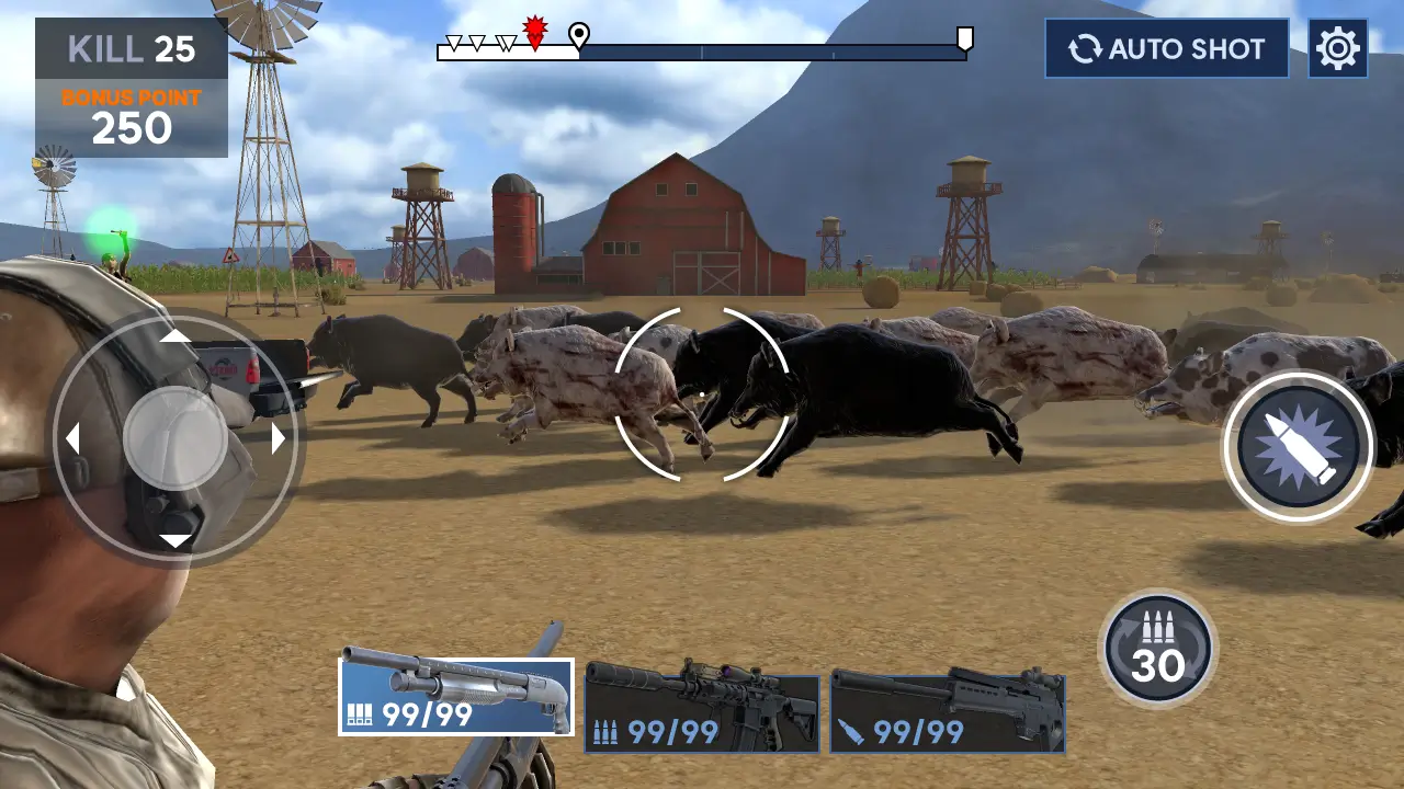 Heli Hog Hunt - Sniper Game screenshot 2