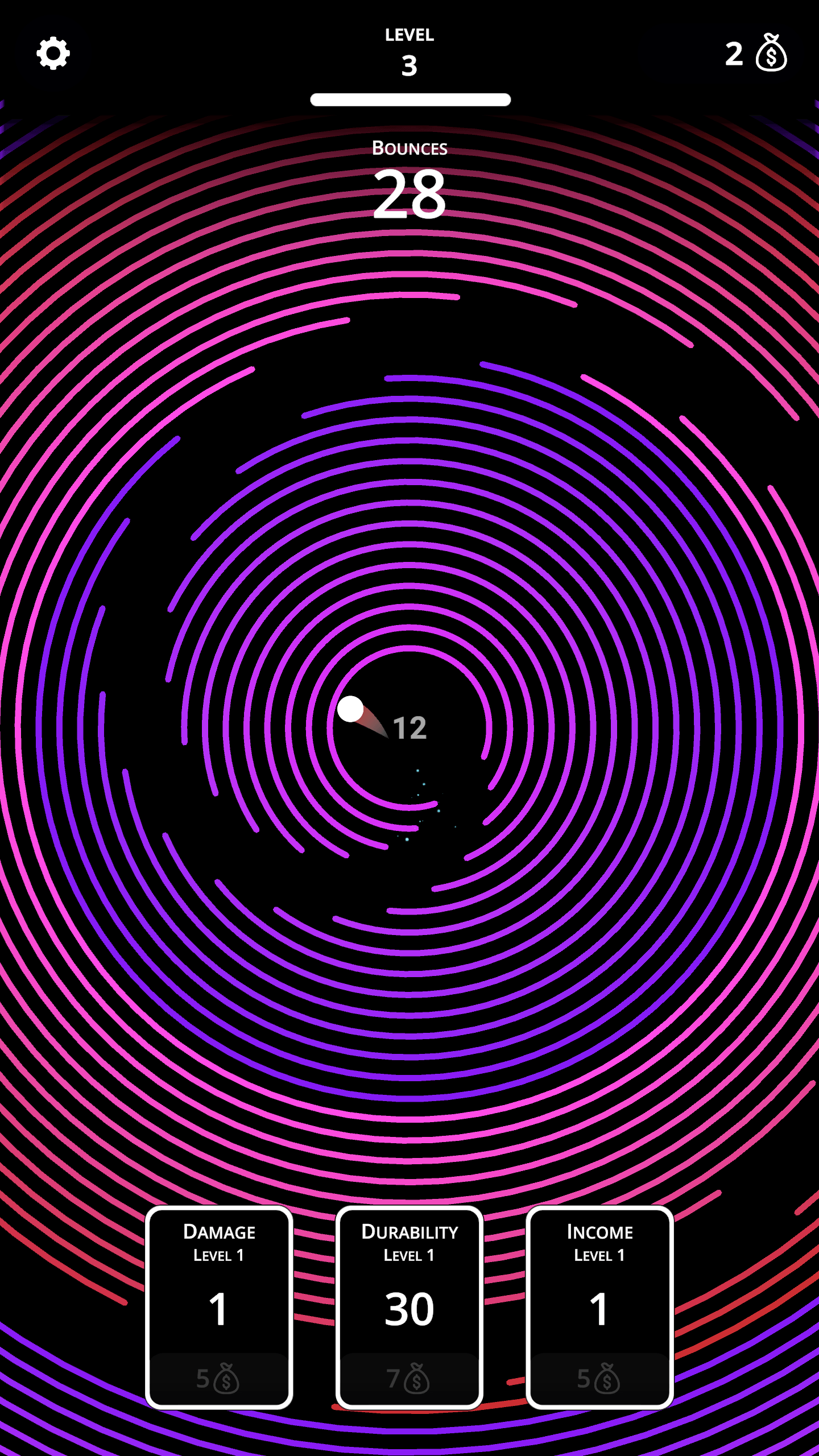 Idle Ball Escape: Smash Rings screenshot 2