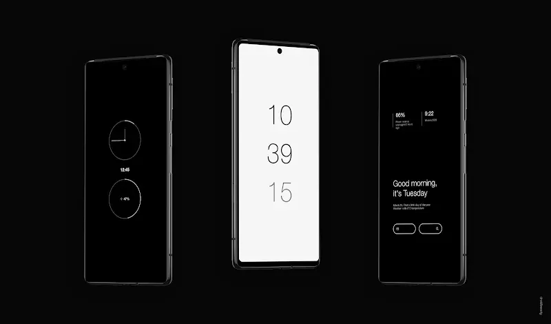 Mono KLWP screenshot 6