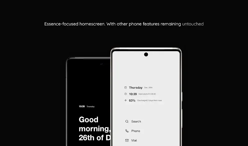Mono KLWP screenshot 4