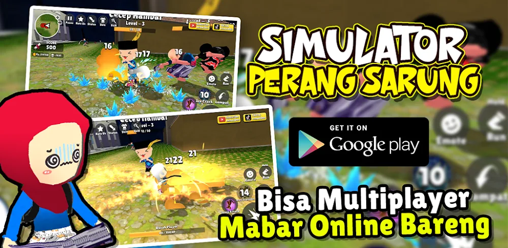 Simulator Perang Sarung 3D screenshot 1