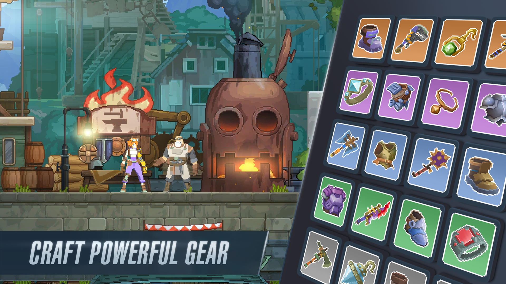Driftfall: Pixel Action RPG screenshot 4