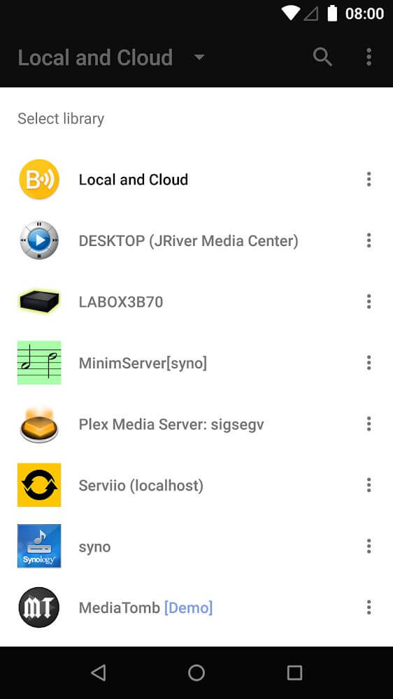BubbleUPnP screenshot 6