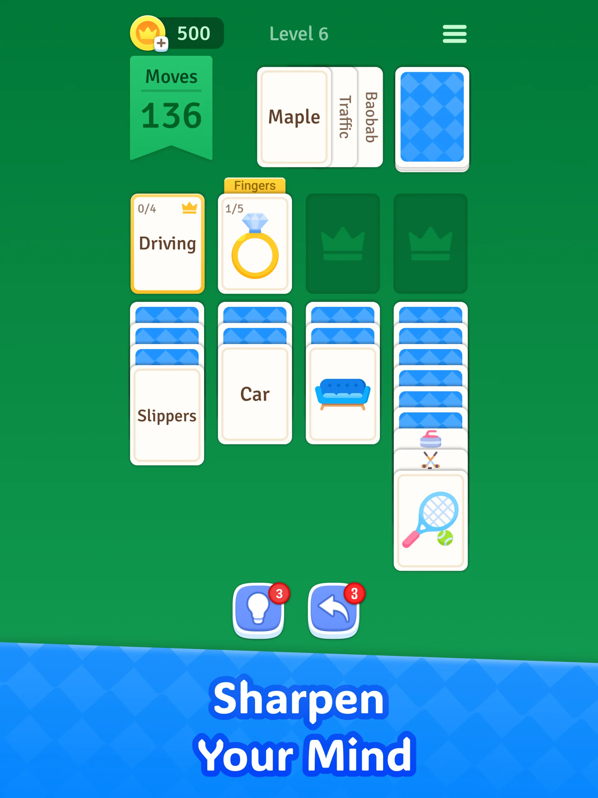 Solitaire Associations Journey screenshot 1