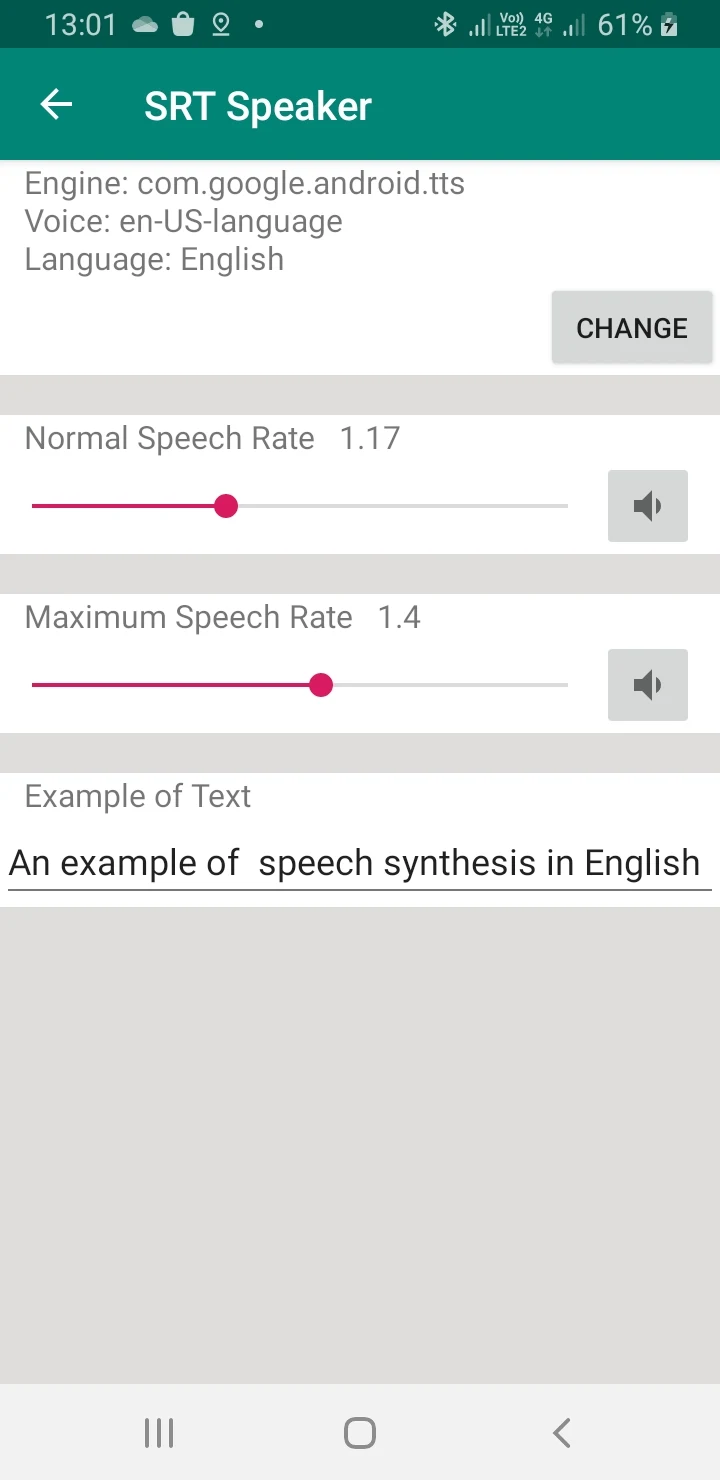 SRT Speaker subtitles to audio screenshot 4