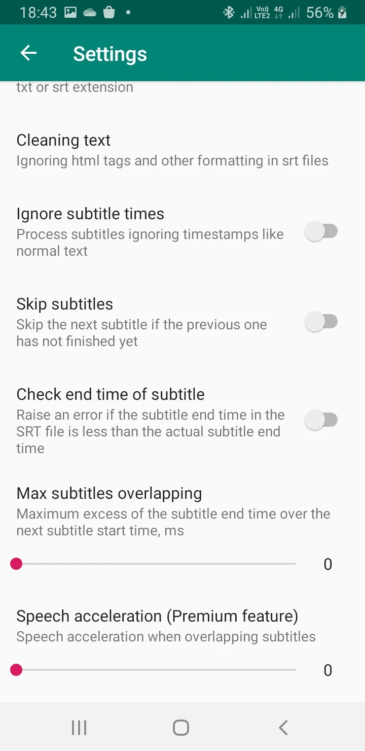 SRT Speaker subtitles to audio screenshot 3
