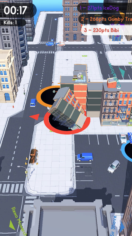 Hole.io gameplay preview 5