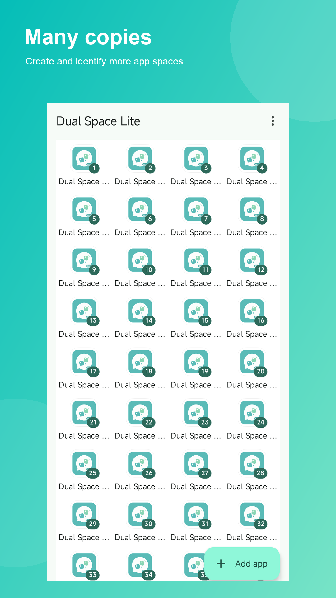 Dual Space Lite : Multi Clone screenshot 5